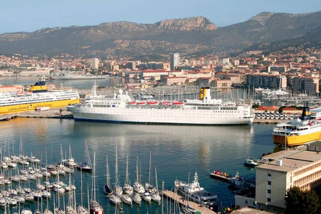 Bel Appartement T3 Mourillon A 5 Min Des Plages - Vue Mer Toulon Exterior foto